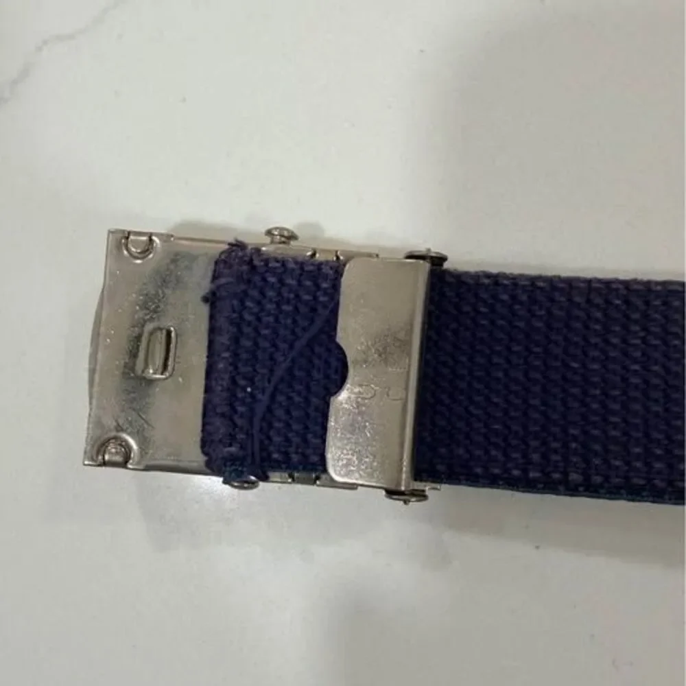 Boys blue adjustable belt, 47.5 length, Boy Scouts style